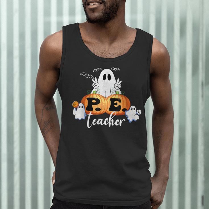 Halloween PE Teacher Ghosts Pumpkins Sports Lover Men Tank Top, novelty gifts, funny gifts Halloween PE Teacher Ghosts Pumpkins Sports Lover Men Tank Top, novelty gifts, funny gifts