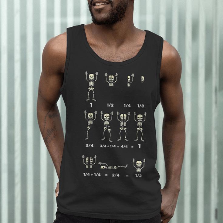 Halloween Skeleton Math Fraction Teacher Men Women Men Tank Top, novelty gifts, funny gifts Halloween Skeleton Math Fraction Teacher Men Women Men Tank Top, novelty gifts, funny gifts