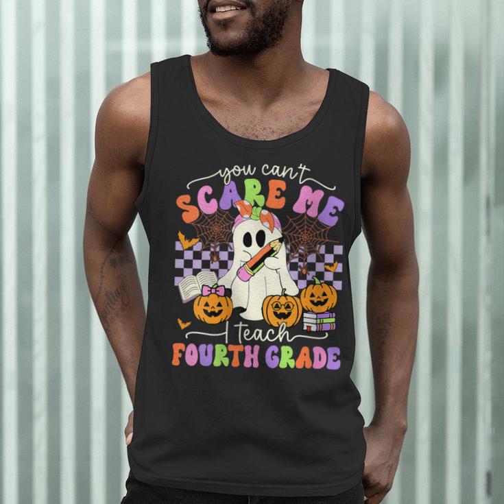 Halloween Teacher You Can't Scare Me I Teach Fourth Grade Men Tank Top, novelty gifts, funny gifts Halloween Teacher You Can't Scare Me I Teach Fourth Grade Men Tank Top, novelty gifts, funny gifts