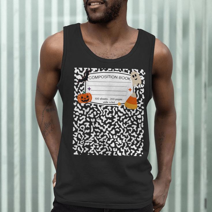 Halloween Teacher Composition Book Notebook Matching Group Men Tank Top, novelty gifts, funny gifts Halloween Teacher Composition Book Notebook Matching Group Men Tank Top, novelty gifts, funny gifts