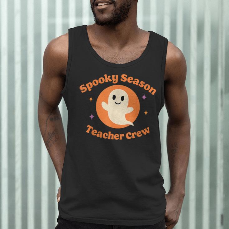 Halloween Teacher Crew Spooky Season Retro Ghost Men Tank Top, novelty gifts, funny gifts Halloween Teacher Crew Spooky Season Retro Ghost Men Tank Top, novelty gifts, funny gifts