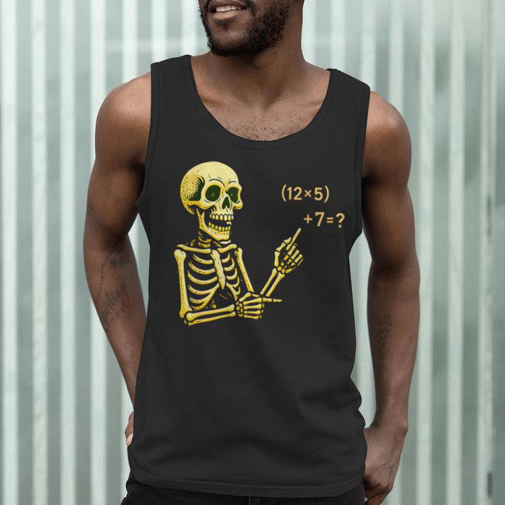 Halloween Teacher Six Seven 6 7 Skeleton Spooky Costume Men Tank Top, novelty gifts, funny gifts Halloween Teacher Six Seven 6 7 Skeleton Spooky Costume Men Tank Top, novelty gifts, funny gifts
