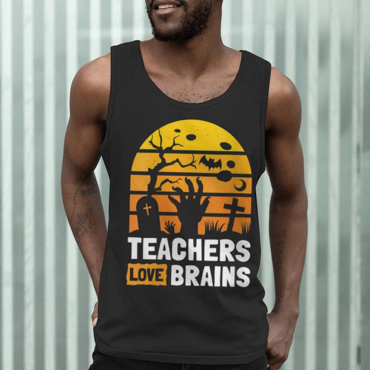 Halloween Teachers Science Math Teachers Love Brains Men Tank Top, novelty gifts, funny gifts Halloween Teachers Science Math Teachers Love Brains Men Tank Top, novelty gifts, funny gifts
