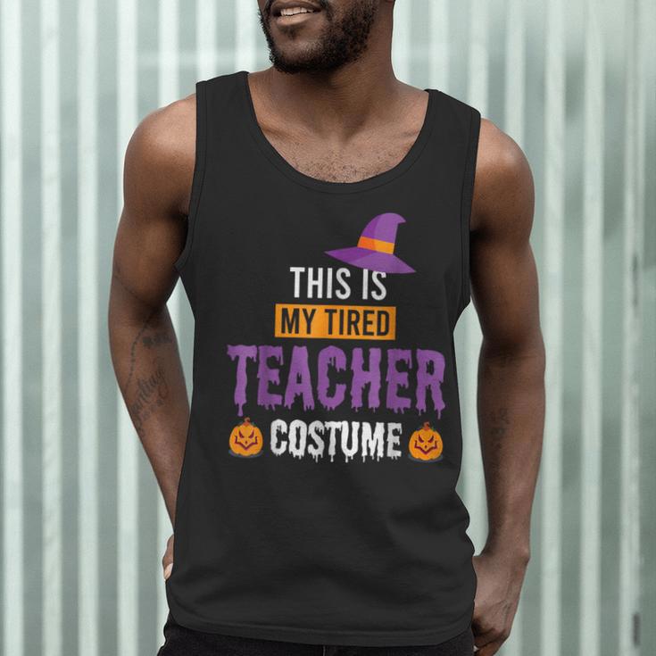 Halloween Teachers This Is My Tired Teacher Costume Men Tank Top, novelty gifts, funny gifts Halloween Teachers This Is My Tired Teacher Costume Men Tank Top, novelty gifts, funny gifts