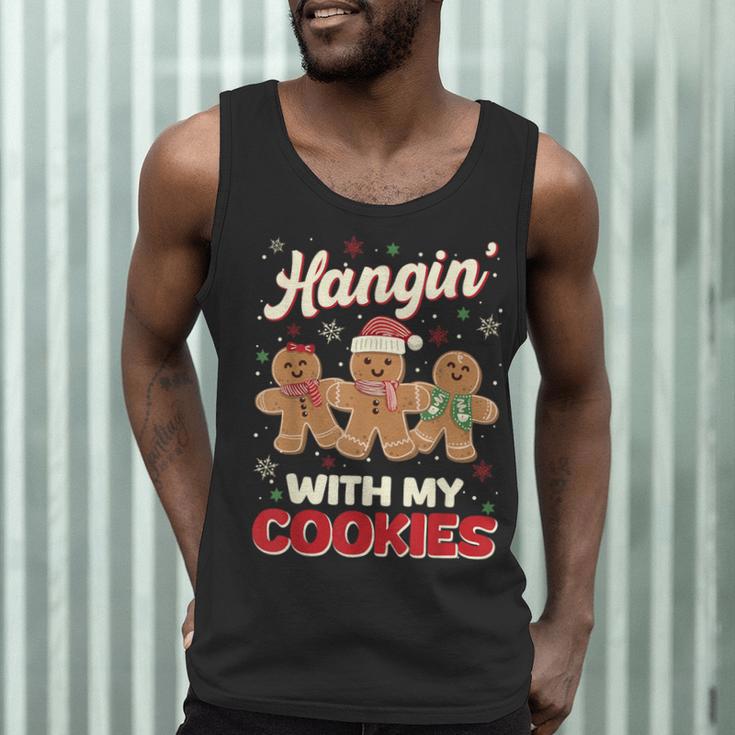 Hangin With My Cookies Gingerbread Man Xmas Teacher Men Tank Top, novelty gifts, funny gifts Hangin With My Cookies Gingerbread Man Xmas Teacher Men Tank Top, novelty gifts, funny gifts