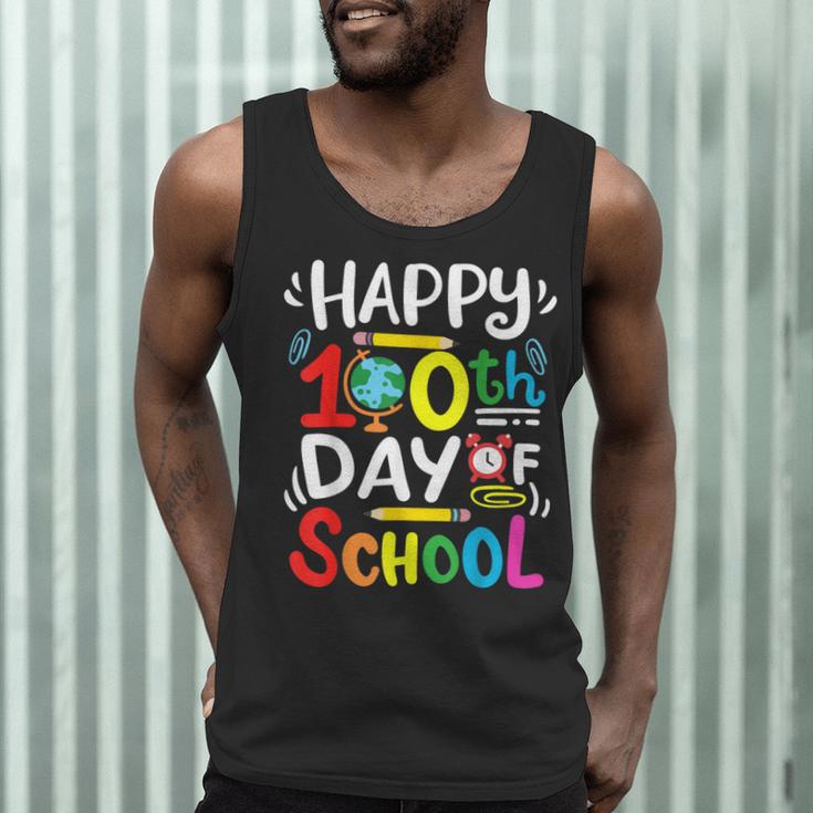 Happy 100th Day Of School 100 Days Of School Teacher Student Men Tank Top, novelty gifts, funny gifts