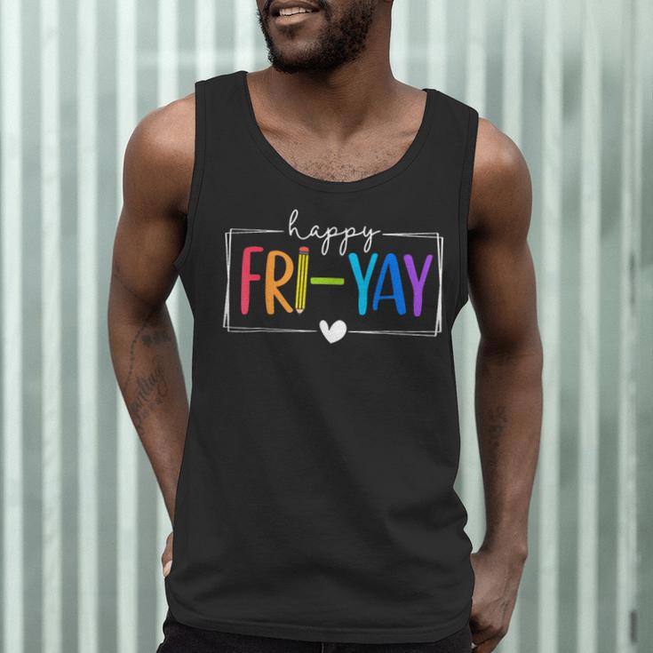 Happy Fri-Yay Fri Yay Teacher Student Friday Weekend Men Tank Top, novelty gifts, funny gifts Happy Fri-Yay Fri Yay Teacher Student Friday Weekend Men Tank Top, novelty gifts, funny gifts