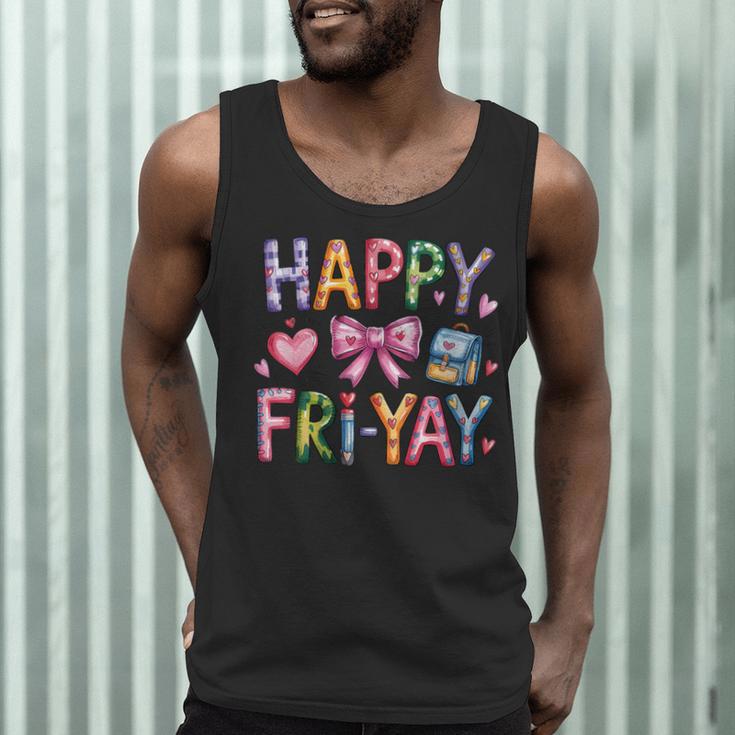 Happy Fri-Yay Teacher Fry Yay Friday Weekend Cute Fri-Yay Men Tank Top, novelty gifts, funny gifts Happy Fri-Yay Teacher Fry Yay Friday Weekend Cute Fri-Yay Men Tank Top, novelty gifts, funny gifts