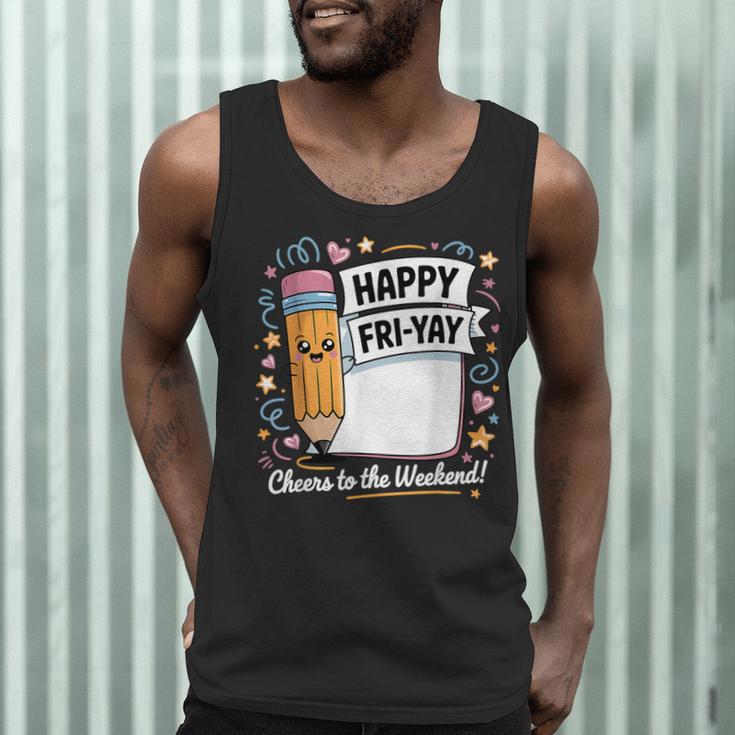Happy Fri-Yay Teacher Fry Yay Friday Weekend Men Tank Top, novelty gifts, funny gifts Happy Fri-Yay Teacher Fry Yay Friday Weekend Men Tank Top, novelty gifts, funny gifts