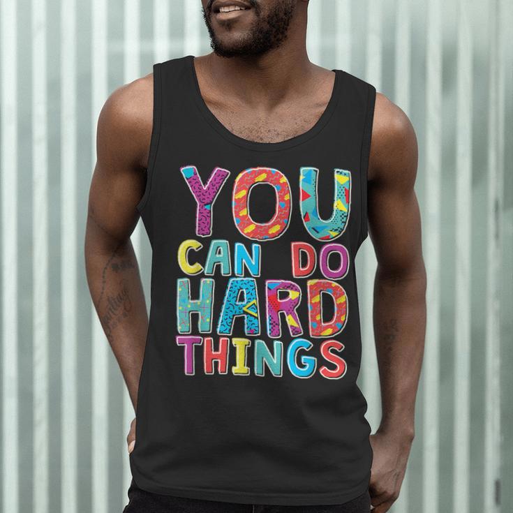 You Can Do Hard Things School Student Teachers Men Tank Top, novelty gifts, funny gifts You Can Do Hard Things School Student Teachers Men Tank Top, novelty gifts, funny gifts