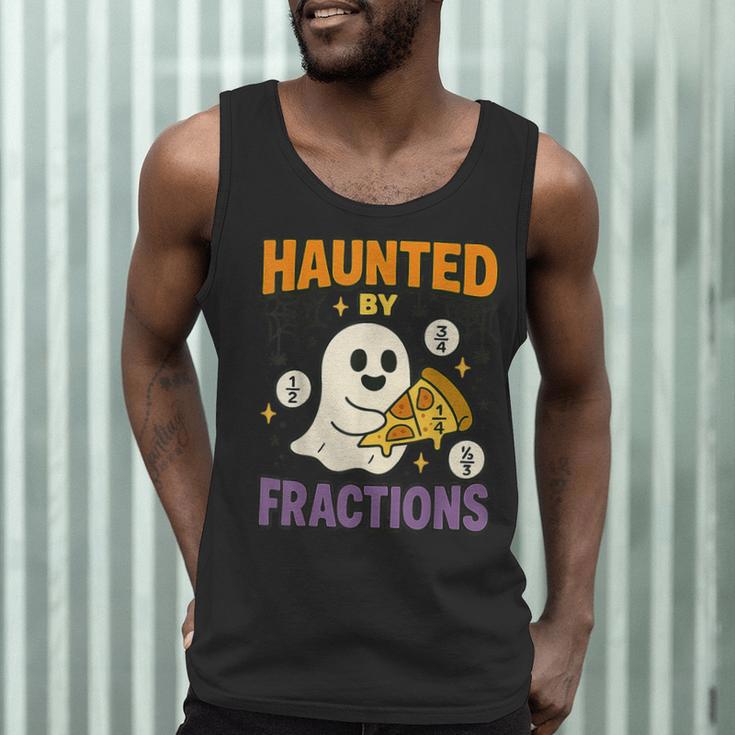 Haunted By Fractions Math Halloween Teacher Men Tank Top, novelty gifts, funny gifts