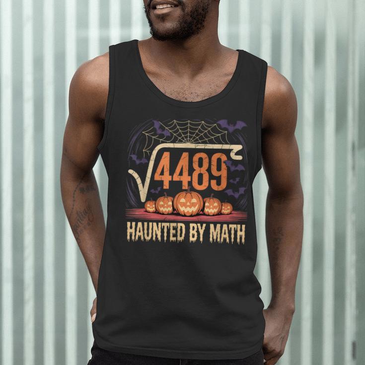 Haunted By Math 67 Meme Math Teacher Square Root 4489 Men Tank Top, novelty gifts, funny gifts