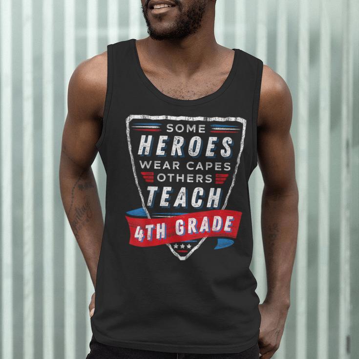 Some Heroes Wear Capes Others Teach 4th Grade Teacher Men Women Kids Men Tank Top, novelty gifts, funny gifts Some Heroes Wear Capes Others Teach 4th Grade Teacher Men Women Kids Men Tank Top, novelty gifts, funny gifts