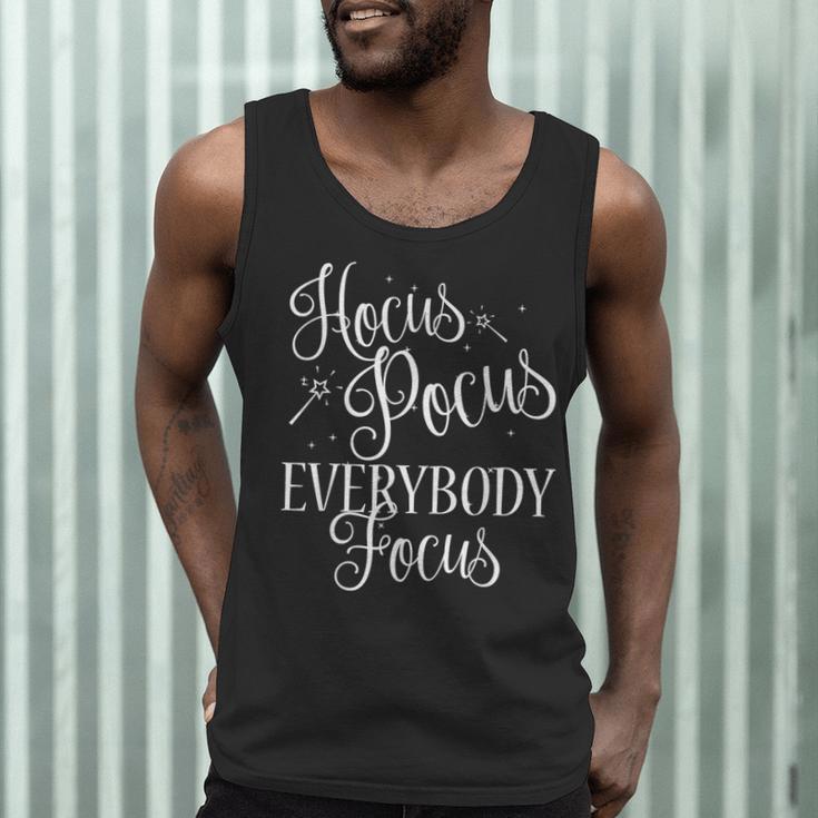 Hocus Pocus Everybody Focus Teacher Halloween Shirt Men Tank Top, novelty gifts, funny gifts Hocus Pocus Everybody Focus Teacher Halloween Shirt Men Tank Top, novelty gifts, funny gifts