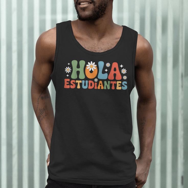 Hola Estudiantes Spanish Teacher Men Tank Top, novelty gifts, funny gifts