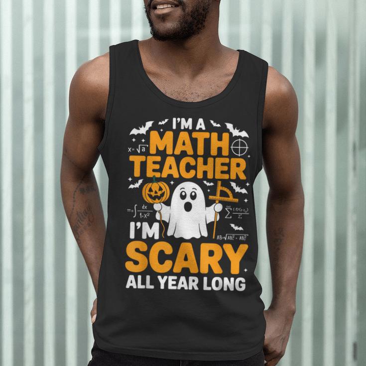 I'm A Math Teacher I'm Scary All Year Long Spooky Halloween Men Tank Top, novelty gifts, funny gifts I'm A Math Teacher I'm Scary All Year Long Spooky Halloween Men Tank Top, novelty gifts, funny gifts