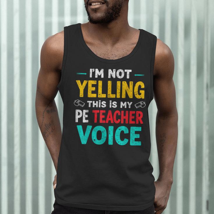 I’m Not Yelling This Is My PE School Teacher Voice I Teach Men Tank Top, novelty gifts, funny gifts I’m Not Yelling This Is My PE School Teacher Voice I Teach Men Tank Top, novelty gifts, funny gifts