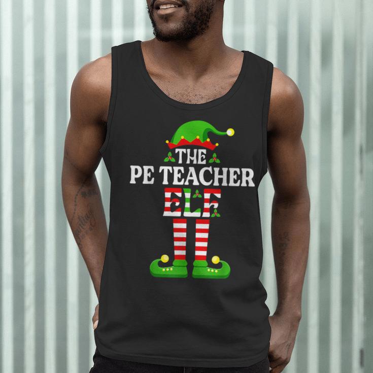 I'm The PE Teacher Elf Christmas Family Matching Men Tank Top, novelty gifts, funny gifts