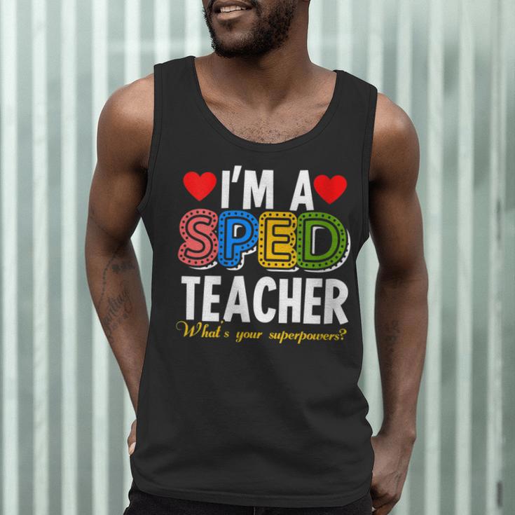 I'm A SPED Teacher Special Education Teacher Men Tank Top, novelty gifts, funny gifts I'm A SPED Teacher Special Education Teacher Men Tank Top, novelty gifts, funny gifts