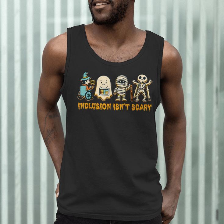 Inclusion Isn't Scary Halloween Sped Teacher Women Men Men Tank Top, novelty gifts, funny gifts Inclusion Isn't Scary Halloween Sped Teacher Women Men Men Tank Top, novelty gifts, funny gifts