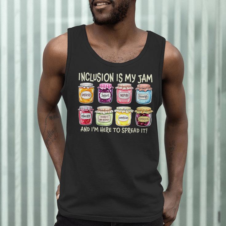 Inclusion Is My Jam And I'm Here To Spread It Sped Teacher Men Tank Top, novelty gifts, funny gifts Inclusion Is My Jam And I'm Here To Spread It Sped Teacher Men Tank Top, novelty gifts, funny gifts