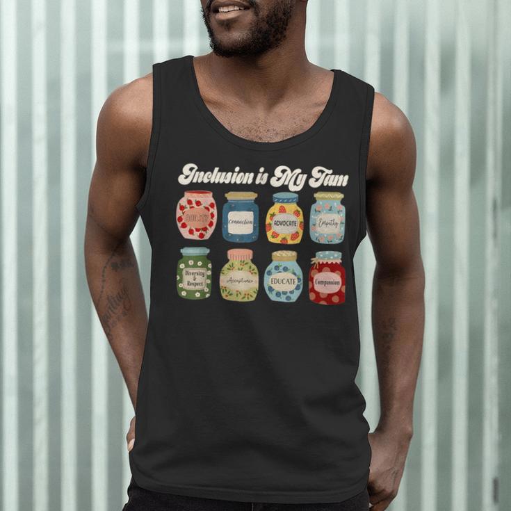 Inclusion Is My Jam Neurodiversity Special Education Teacher Men Tank Top, novelty gifts, funny gifts