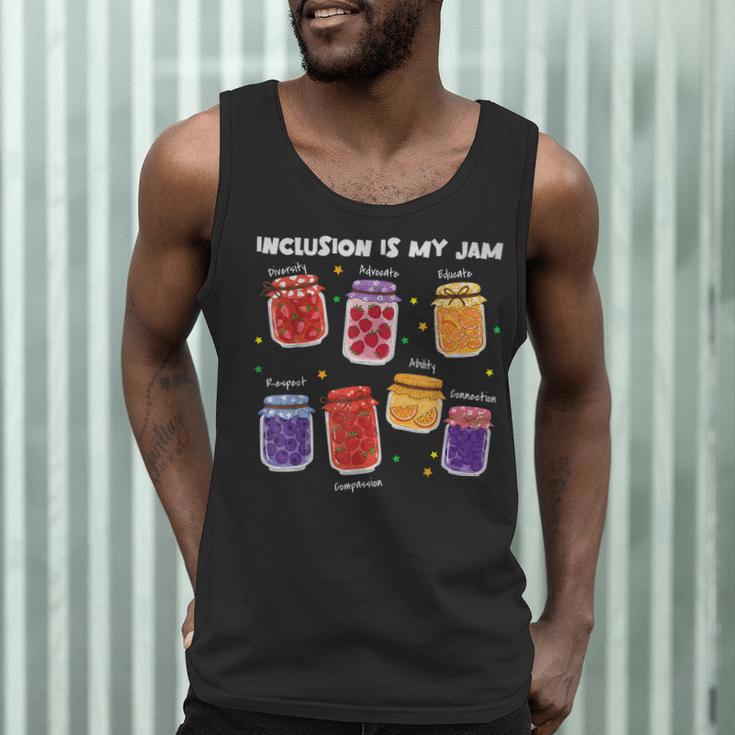 Inclusion Is My Jam Special Education Teacher Para Autism Men Tank Top, novelty gifts, funny gifts