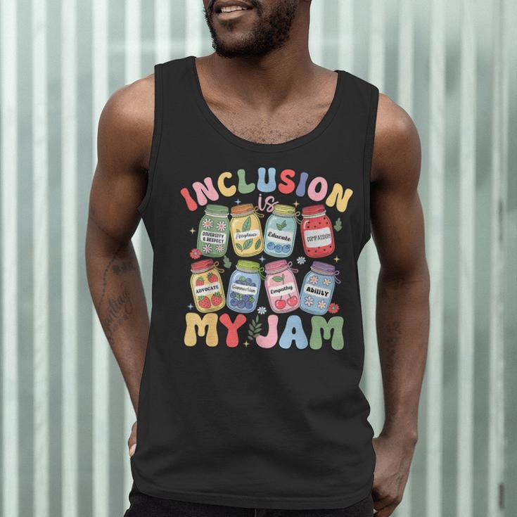 Inclusion Is My Jam SPED Teacher Special Education Life Men Tank Top, novelty gifts, funny gifts Inclusion Is My Jam SPED Teacher Special Education Life Men Tank Top, novelty gifts, funny gifts
