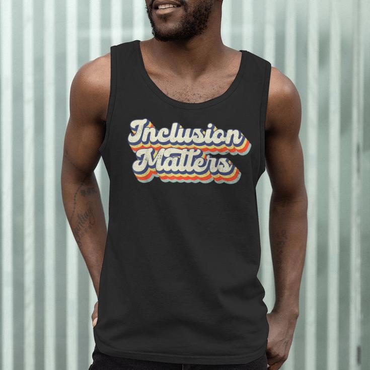 Inclusion Matters Special Education Sped Teacher Vintage Men Tank Top, novelty gifts, funny gifts Inclusion Matters Special Education Sped Teacher Vintage Men Tank Top, novelty gifts, funny gifts