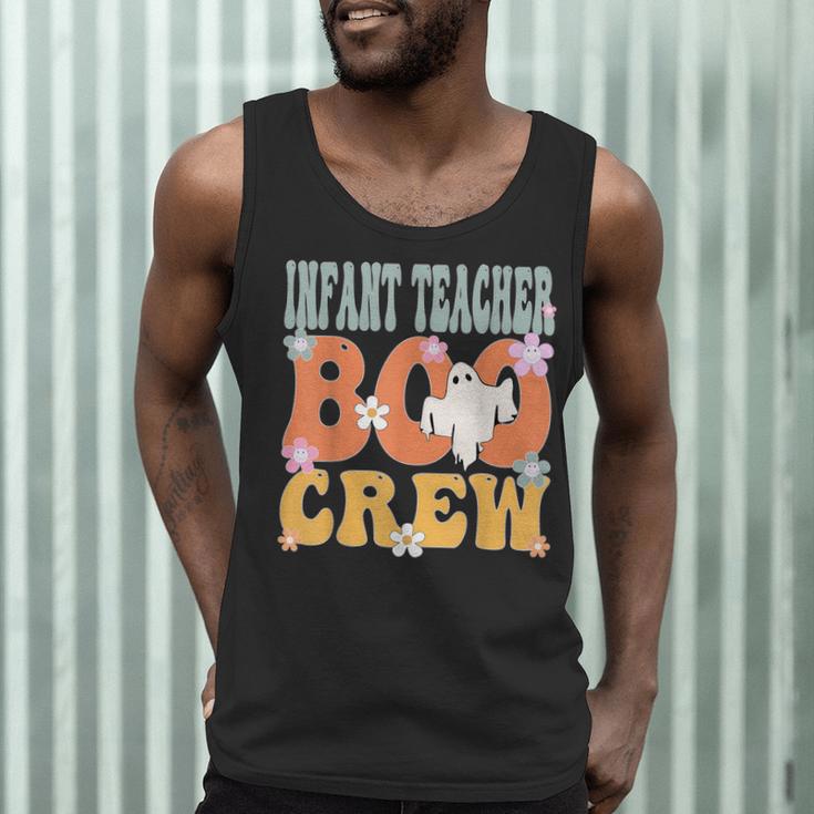 Infant Teacher Boo Crew Ghost Groovy Halloween For Women Men Tank Top, novelty gifts, funny gifts