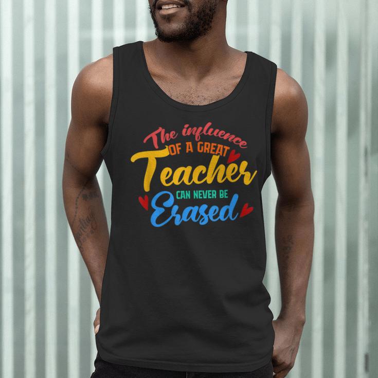 The Influence Of Great Teacher Can Never Be Erased School For Men Women Men Tank Top, novelty gifts, funny gifts The Influence Of Great Teacher Can Never Be Erased School For Men Women Men Tank Top, novelty gifts, funny gifts