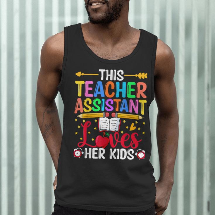 Instructional Assistant Loves Her Kids Teacher Assistant Men Tank Top, novelty gifts, funny gifts Instructional Assistant Loves Her Kids Teacher Assistant Men Tank Top, novelty gifts, funny gifts