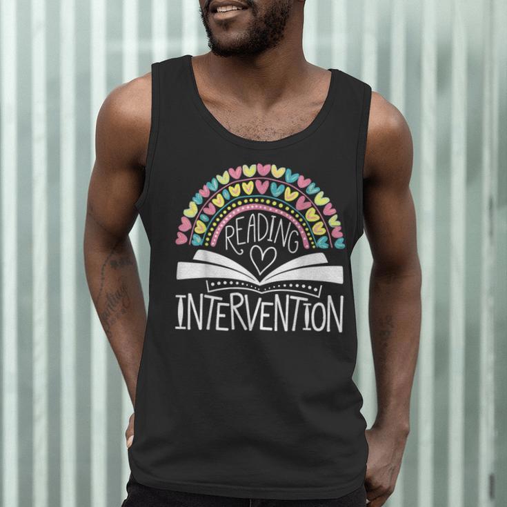 Intervention Teacher Reading Intervention Men Tank Top, novelty gifts, funny gifts Intervention Teacher Reading Intervention Men Tank Top, novelty gifts, funny gifts