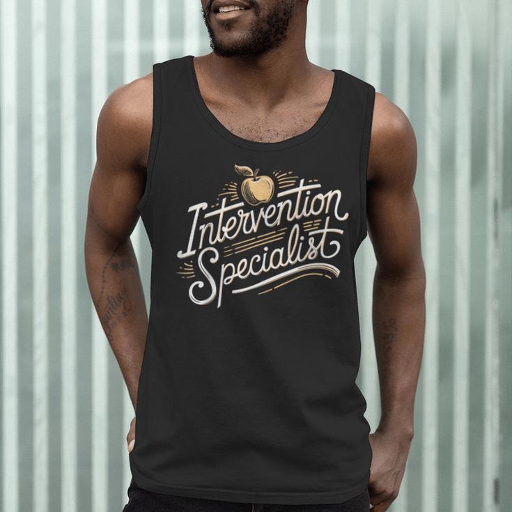 Intervention Teacher Intervention Specialist Men Tank Top, novelty gifts, funny gifts Intervention Teacher Intervention Specialist Men Tank Top, novelty gifts, funny gifts