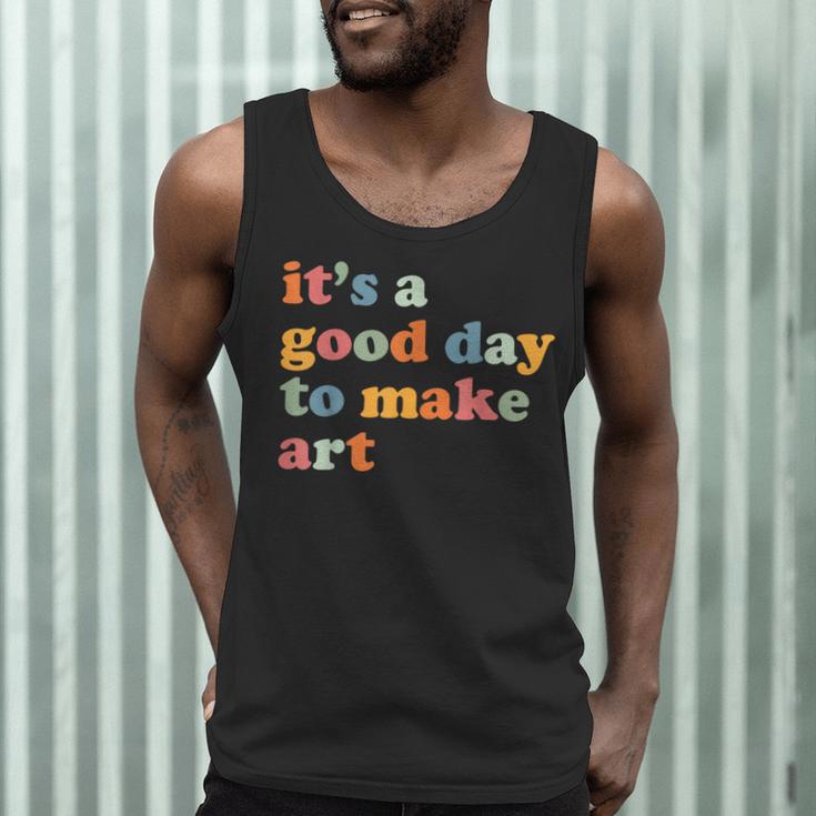 It's A Good Day To Make Some Art Artist Art Teacher Men Tank Top, novelty gifts, funny gifts It's A Good Day To Make Some Art Artist Art Teacher Men Tank Top, novelty gifts, funny gifts