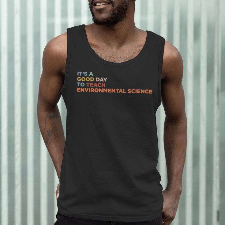 It's A Good Day To Teach Environmental Science Teacher Men Tank Top, novelty gifts, funny gifts