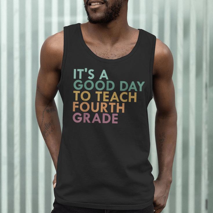 It's A Good Day To Teach Fourth Grade 4th Grade Teacher Men Tank Top, novelty gifts, funny gifts
