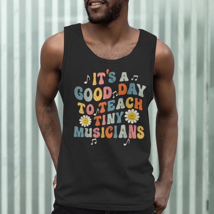Its A Good Day To Teach Tiny Musicians Music Teacher Flower Men Tank Top, novelty gifts, funny gifts Its A Good Day To Teach Tiny Musicians Music Teacher Flower Men Tank Top, novelty gifts, funny gifts