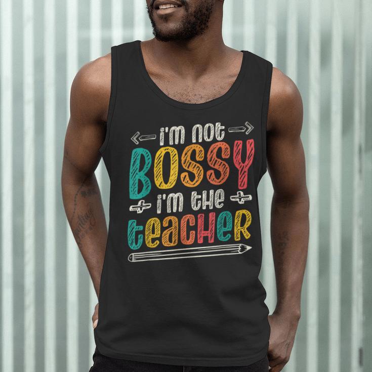 I´m Not Bossy I´m The Teacher Graduation Men Women Men Tank Top, novelty gifts, funny gifts I´m Not Bossy I´m The Teacher Graduation Men Women Men Tank Top, novelty gifts, funny gifts