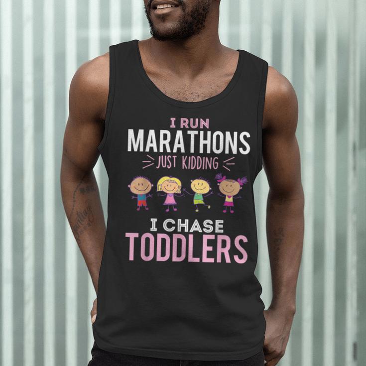 Just Kidding I Chase Toddlers Daycare Provider Nanny Teacher Men Tank Top, novelty gifts, funny gifts Just Kidding I Chase Toddlers Daycare Provider Nanny Teacher Men Tank Top, novelty gifts, funny gifts