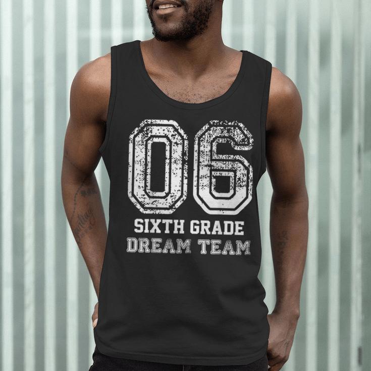 Kids Hello Sixth Back To School 6th Grade Dream Team Teacher Men Tank Top, novelty gifts, funny gifts Kids Hello Sixth Back To School 6th Grade Dream Team Teacher Men Tank Top, novelty gifts, funny gifts