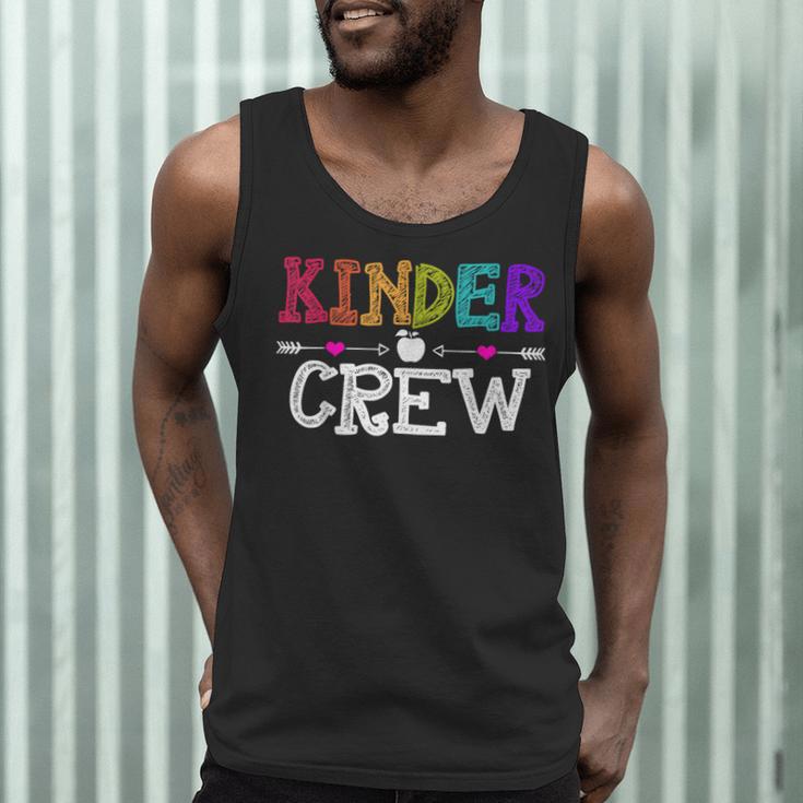 Kinder Crew Kindergarten Teacher 1st Day Of School Men Tank Top, novelty gifts, funny gifts