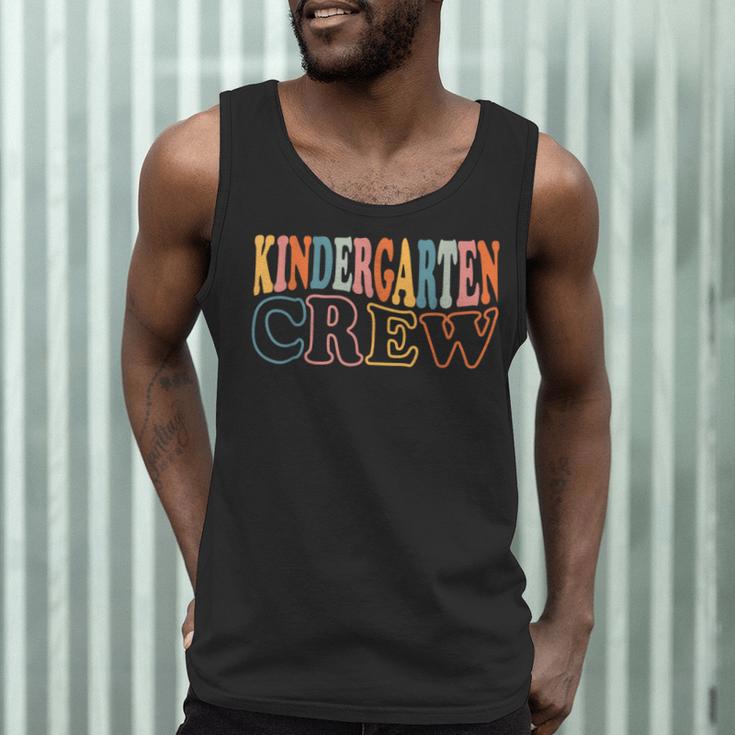 Kinder Crew Kindergarten Teacher First 1st Day Of School Men Tank Top, novelty gifts, funny gifts Kinder Crew Kindergarten Teacher First 1st Day Of School Men Tank Top, novelty gifts, funny gifts