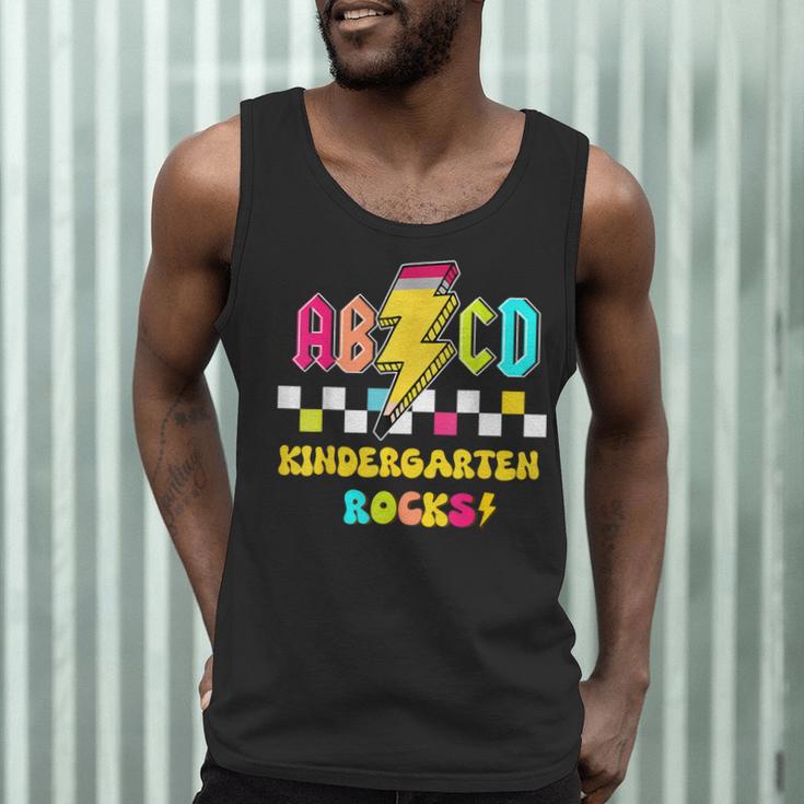 Kindergarten ABCD Rocks Teacher Student Back To School Men Tank Top, novelty gifts, funny gifts Kindergarten ABCD Rocks Teacher Student Back To School Men Tank Top, novelty gifts, funny gifts
