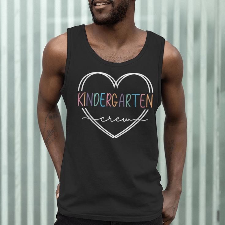 Kindergarten Crew Kinder Crew Teacher Squad Team Preschool Men Tank Top, novelty gifts, funny gifts