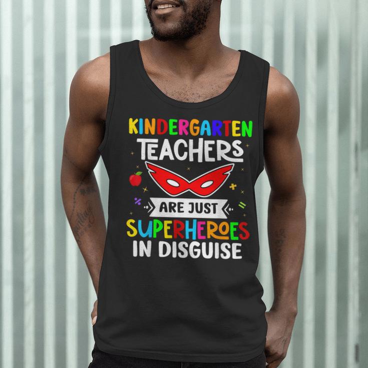 Kindergarten Teachers Are Just Superheroes In Disguise Men Tank Top, novelty gifts, funny gifts Kindergarten Teachers Are Just Superheroes In Disguise Men Tank Top, novelty gifts, funny gifts