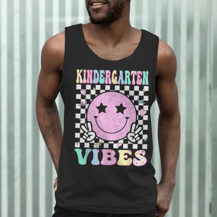 Kindergarten Vibes First Day Of School Kindergarten Teacher Men Tank Top, novelty gifts, funny gifts Kindergarten Vibes First Day Of School Kindergarten Teacher Men Tank Top, novelty gifts, funny gifts