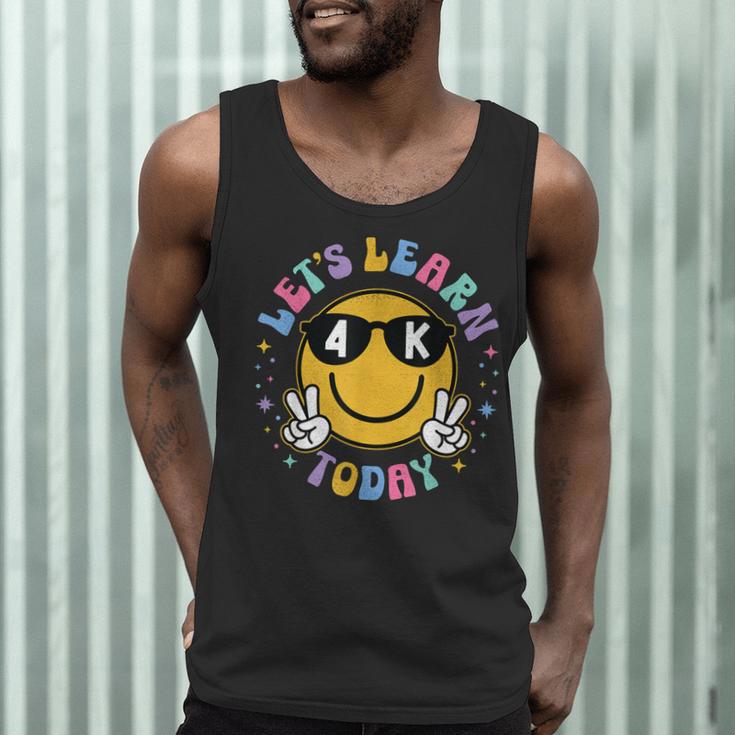 Lets Learn Today Shirt Smile Face 4K Teacher Back To School Men Tank Top, novelty gifts, funny gifts Lets Learn Today Shirt Smile Face 4K Teacher Back To School Men Tank Top, novelty gifts, funny gifts