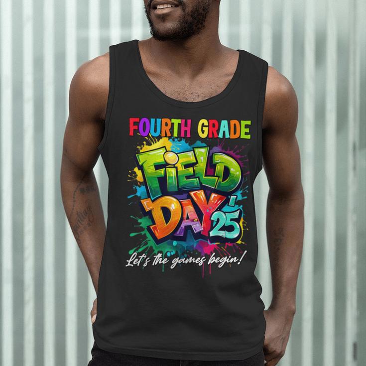 Let The Games Begin Fourth Grade Field Day 2025 Teacher Kid Men Tank Top, novelty gifts, funny gifts