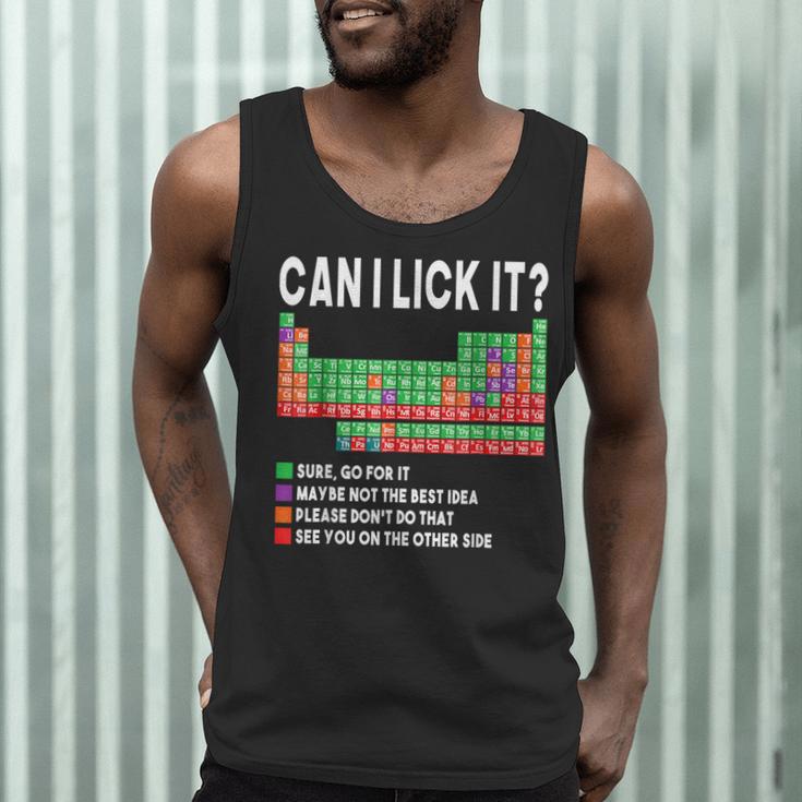 Can I Lick It Periodic Table Science Teacher Boy And Girls Men Tank Top, novelty gifts, funny gifts